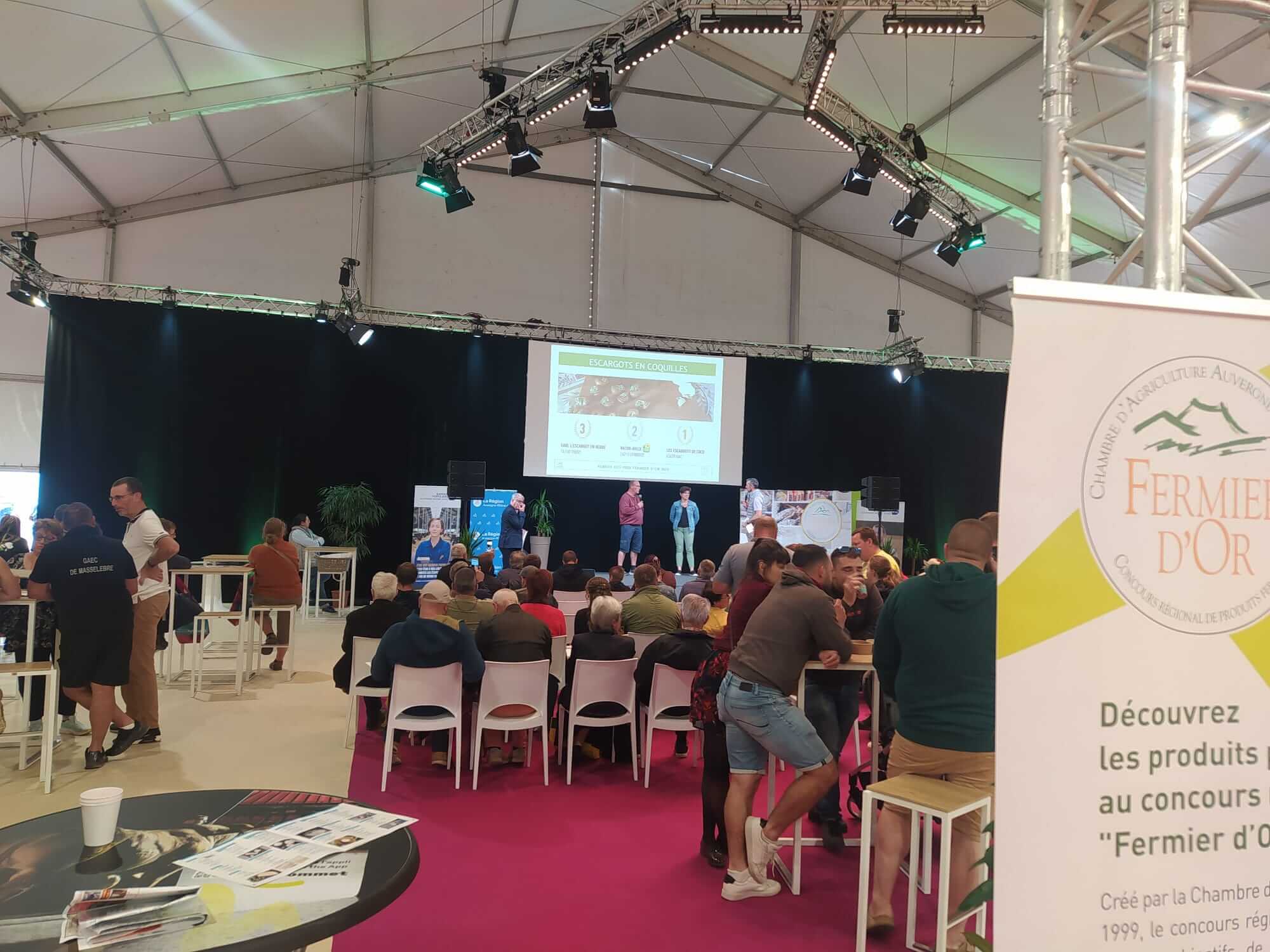 Photo d'une conférence lors du Sommet de l'Élevage 2023 - Client Planexpo